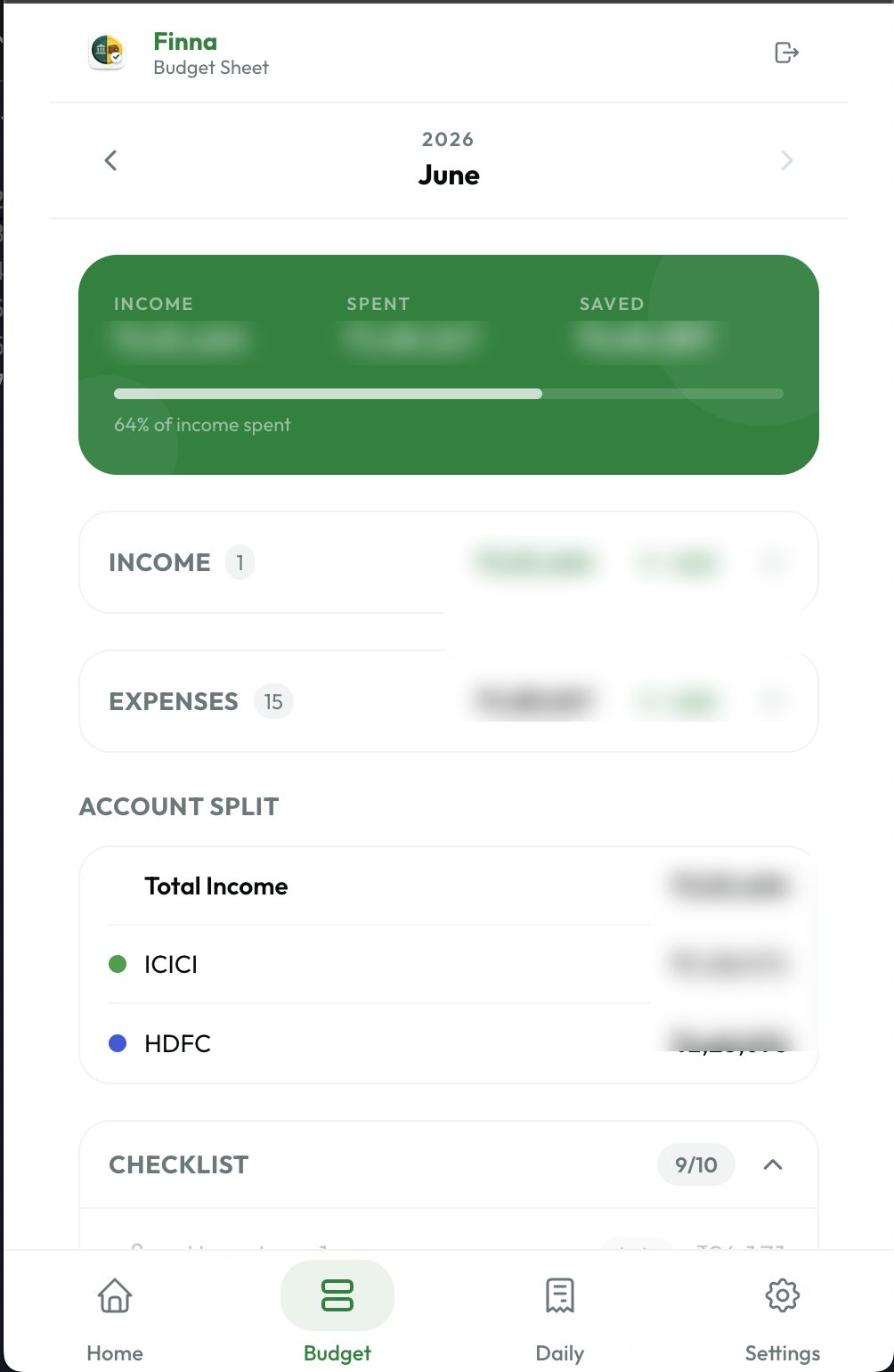 account split view
